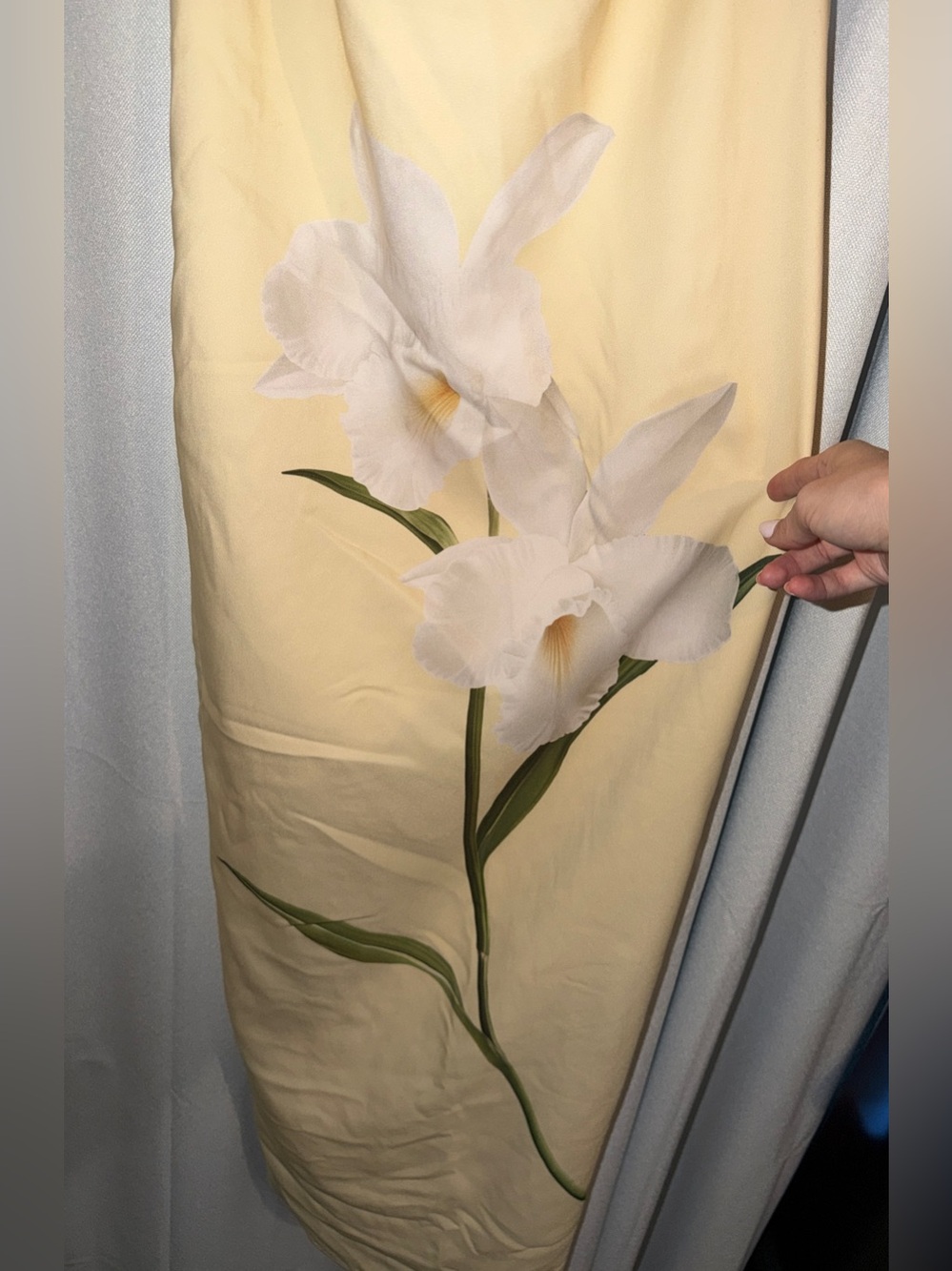 Katie May Ursula Yellow Strapless Floral Gown - Picture 12 of 15